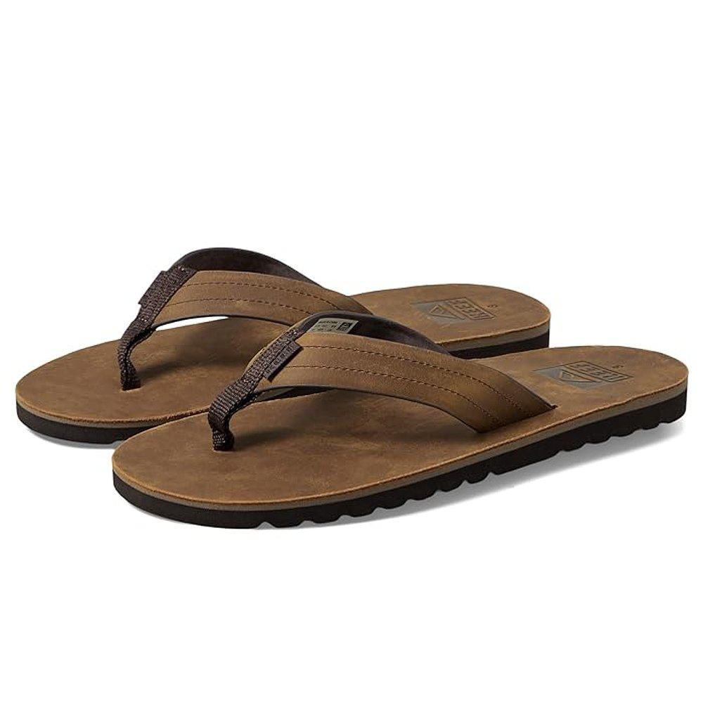潮奢 reef 男士 Voyage LE 拖鞋 brown棕色 舒适时尚