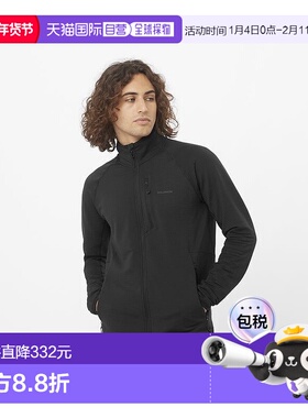 自营欧洲直邮Salomon萨洛蒙 ESSENTIAL LIGHTWARM系列男士深黑色