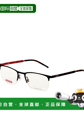 自营Hugo Boss Men's 53 mm Grey Opticals - matte grey 美国奥