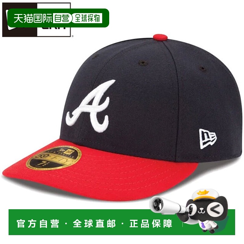 日本直邮New Era Cap Fitted LP 59FIFTY MLB 场上亚特兰大勇士队