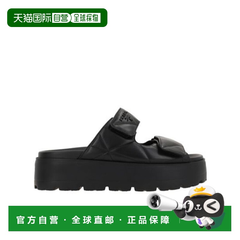 1h可退 香港直邮PRADA 女士凉鞋 1XZ775038F045F0002 SS2025 黑色