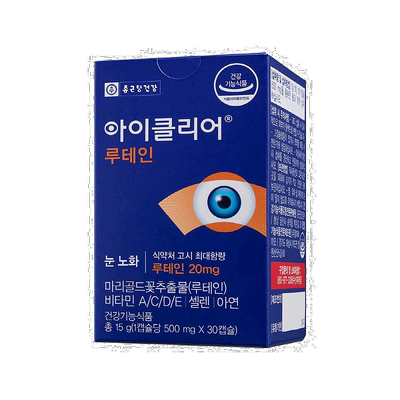 韩国直邮钟根堂叶黄素30粒*3盒装护眼维生素ACDE+硒+锌