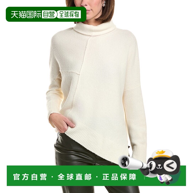 自营all saintsAllSaints Lock Roll Neck Wool-Blend Sweater -