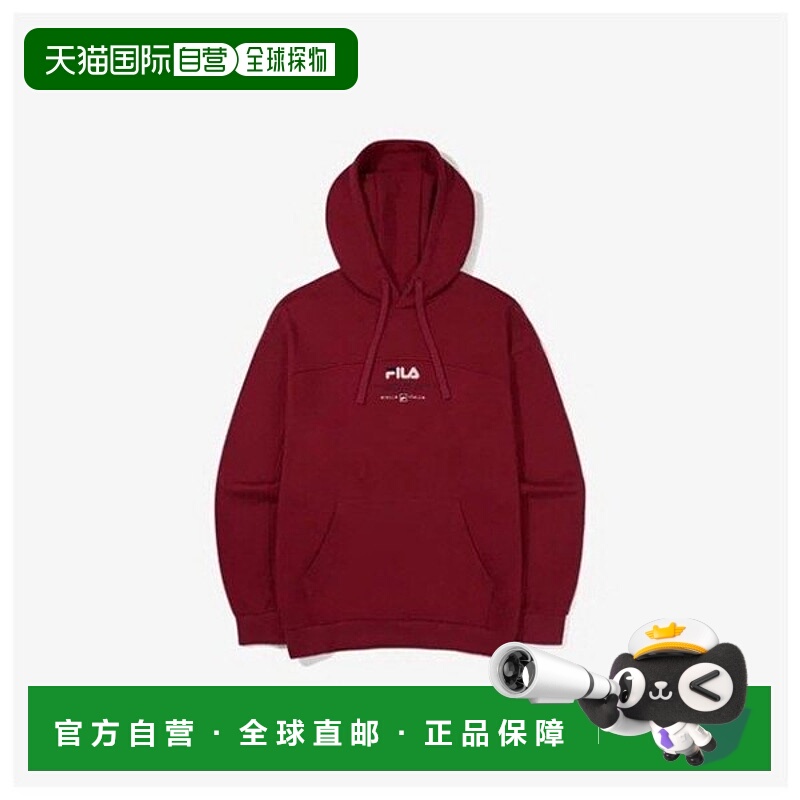 韩国直邮FILA Wheela 连帽衫 KQC FS2POG3112X-WIN 拼色徽标连帽