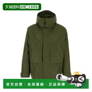 1h可退 香港直邮HERNO LAMINAR 男士 橄榄绿绿色尼龙夹克 GC00023