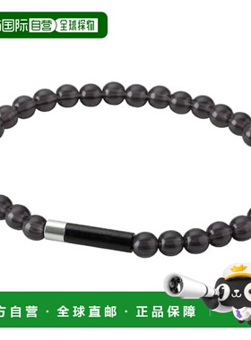 【日本直邮】法藤RAKUWA EXTREME 水晶触感手链 黑色/银色 内周长