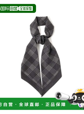 1h可退 日本直邮FRANCO BASSI 男士 真丝 格纹围巾 摩登印花 2145