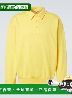 1h可退 香港直邮J.W. Anderson 男士 棉质针织Polo衫 yellow黄色