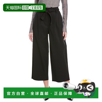 自营 Hugo Boss Tenoy Trouser - black 美国奥莱直发阔腿裤女裤