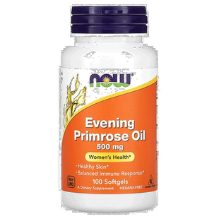 香港直发iherb Now Foods月见草精油易吸收呵护健康营养100粒