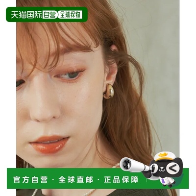 1h可退 日本直邮hinari 女士圆形金属耳环/耳钉 简约设计 每日佩