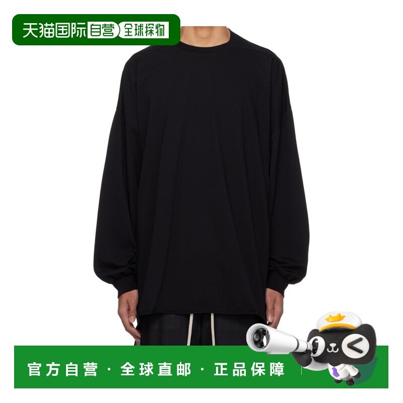 香港直邮RICK OWENS 男士卫衣 RU01F2276JA09 SS2026 黑色 Temple,男装,卫衣,淘宝优惠券,粉丝福利购,淘宝优惠卷