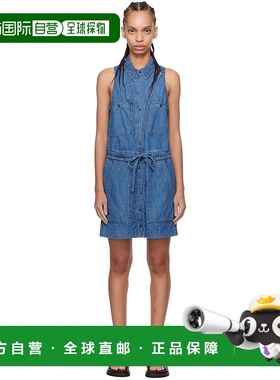 1h可退 香港直邮Tom Ford 汤姆 福特 女士 蓝色 Ines 连衣裙