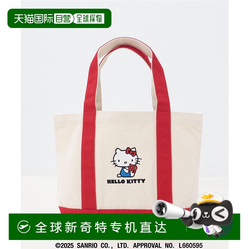 1h可退 日本直邮HELLO KITTY meet FREDY emue 女装 刺绣迷你托特