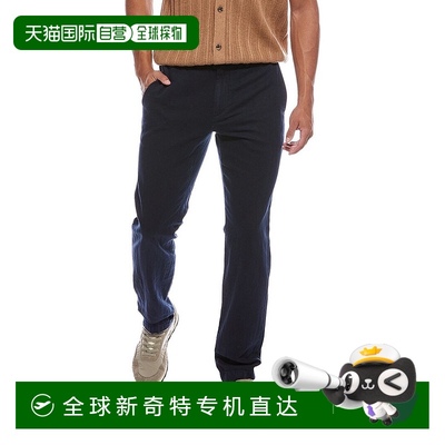 自营 Theory Zaine夏季亚麻混纺长裤-蓝色 美国奥莱直发