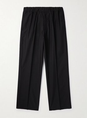 潮奢 Moncler 盟可睐 男士 直筒棉混纺府绸裤子 2A00040597CT999