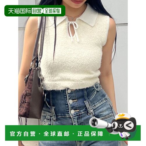 1h可退 日本直邮EMODA 女士 流苏纱线针织背心 0426326308