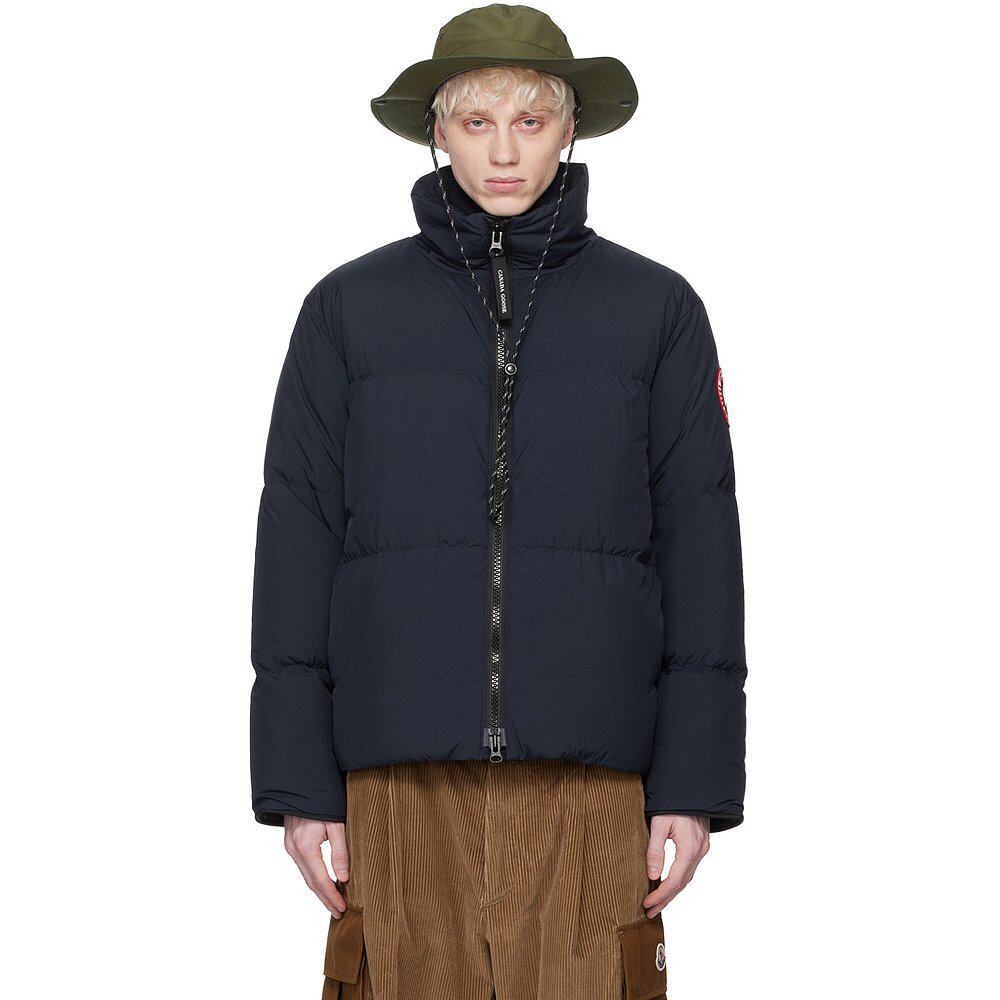 Canada Goose 加拿大鹅 男士 海军蓝 Lawrence 羽绒夹克 2802M