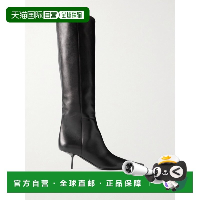 1h可退 香港直邮Saint Laurent 圣罗兰 女士 Victoire 皮质及膝靴,女鞋,时装靴,淘宝优惠券,粉丝福利购,淘宝优惠卷