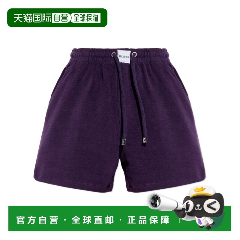 1h可退 香港直邮女士 标志贴片抽绳短裤 26SS,女装/女士精品,休闲裤,淘宝优惠券,粉丝福利购,淘宝优惠卷