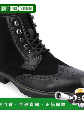 自营 Vance Co. Virgil 翼尖踝靴 - 黑色 美国奥莱直发男靴