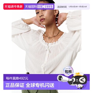 CA22BBL002WT泡泡袖 韩国直邮ASIF 雪纺衫 女士女装 CALIE