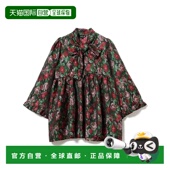 日本直邮Sister Jane 女装 1h可退 光泽提花迷你连衣裙 宽松半身