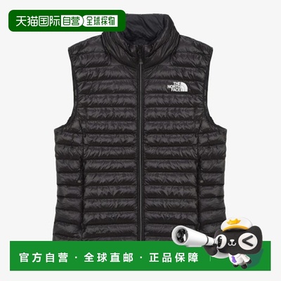 韩国直邮北面THE NORTH FACE 纯色Logo拉链无袖 羽绒马甲 女款