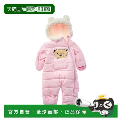 自营Wippette 3D Cute Bear Applique Quilted Pram - pink 美国