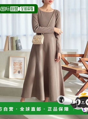 日本直邮KOBE LETTUCE 修身喇叭针织连衣裙[E3289] KO5653EW23914