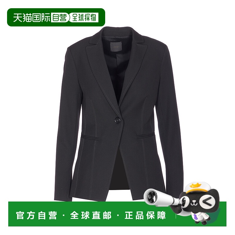 1h可退 香港直邮PINKO 女士西服 105687A2QVZ99 AW2025 黑色 Blac
