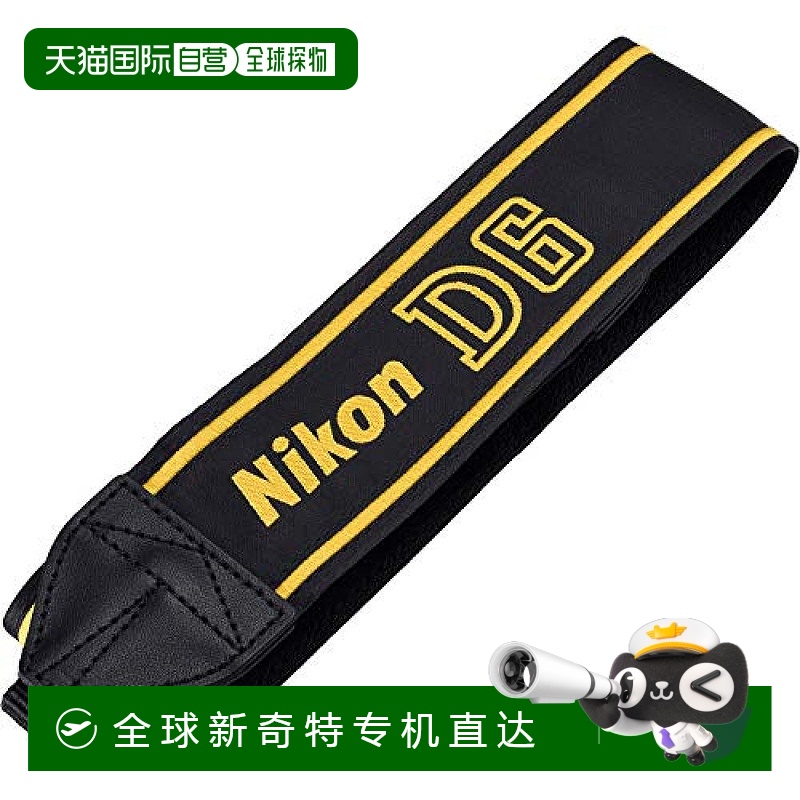 【日本直邮】NIKON尼康颈带适用于单镜头反光相机D6徽标黑色ANDC2