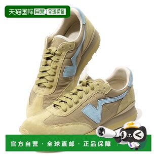 韩国直邮VISVIM FKT RUNNER男款牛皮拼接运动鞋卡其0125101001005