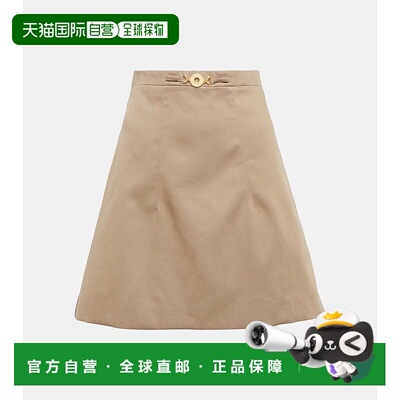 1h可退 香港直邮Patou 女士 棉质迷你半身裙 beige米色 舒适时尚