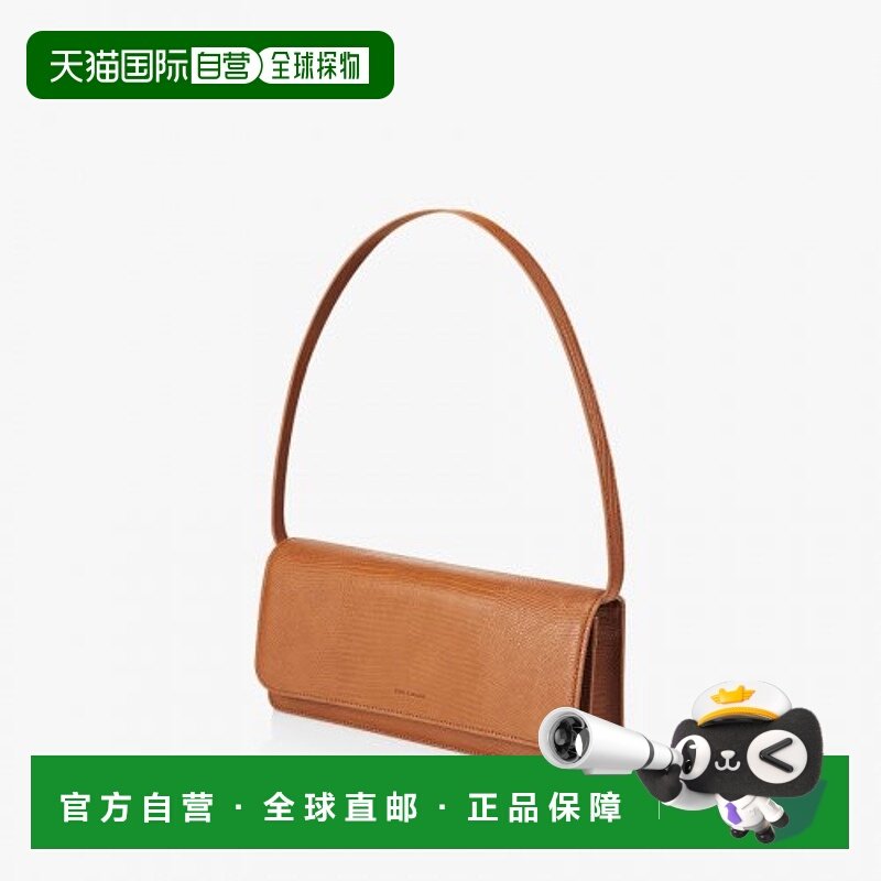 韩国直邮FIND KAPOOR单肩手提通勤时尚翻盖女包简约棕色法棍包 10