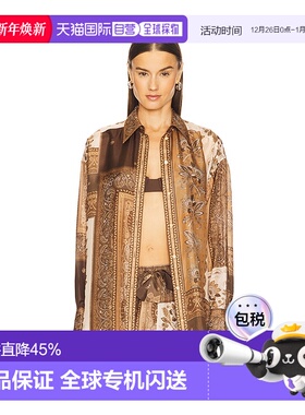 香港直邮ZIMMERMANN 女士 Lucky Manstyle 衬衫 4588TSS252