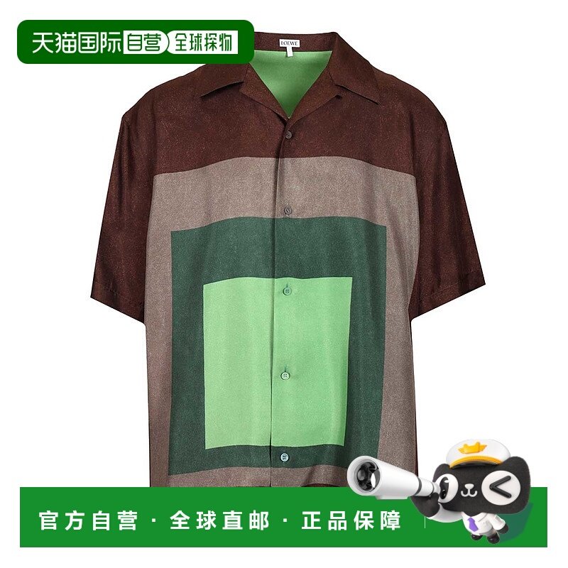香港直邮LOEWE 男士衬衫 H526Y05XAD6843 AW2025 花色 Albers Bow