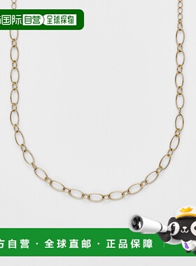 1h可退 日本直邮agete 阿卡朵 女士 K10 简约光泽链条项链 102541