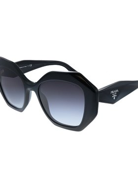 【美国奥莱】直发 Prada PR 16WS 1AB5D1 女士几何太阳镜 - 黑色
