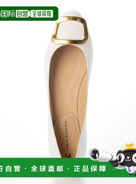 日本直邮FABIO RUSCONI 金色扣带高跟鞋女鞋 FA933BW19090