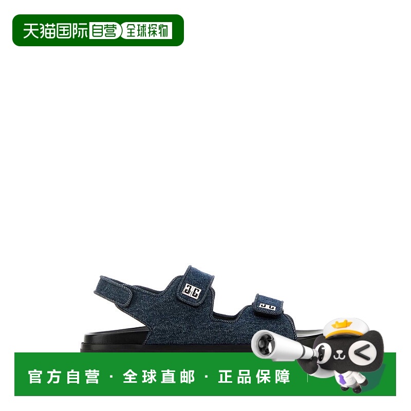 香港直邮Givenchy 纪梵希 女士 蓝色 4G Strap 凉鞋 BE3087E2BP