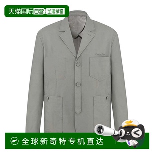 383C257A6107800 Dio 男士 1h可退 夾克 灰色 香港直郵DIOR AW2025