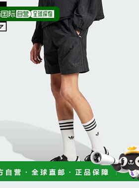 日本直邮 adidas 2000s Original 男士短裤 JC6222 黑色