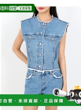 韩国直邮A.P.C Barbara 牛仔背心 (COGXL F02907 IAB) 好的