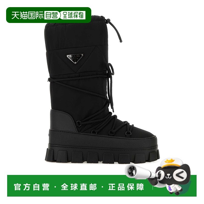 【99新未使用】香港直邮Prada 系带靴子 1W008N3LFVF040