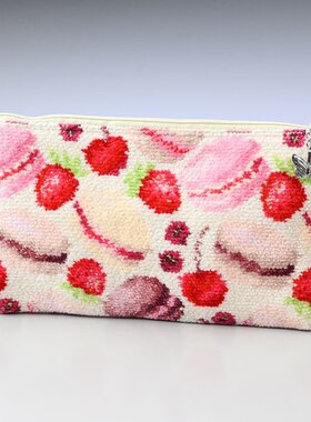 FEILER小袋化妆品袋马卡龙米色KuronekoYu小包兼容