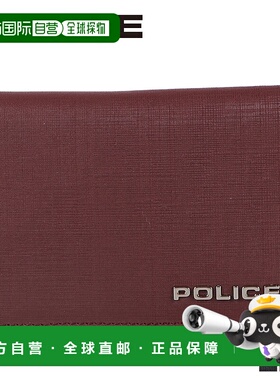 POLICE卡包名片夹证件 夹男式薄TRENTO黑绿黑PA-70602