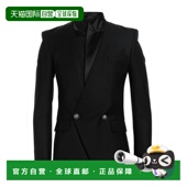 香港直邮潮奢 西装 Balmain 1h可退 巴尔曼 男士 外套 black黑色