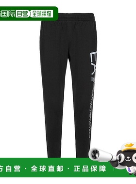 香港直邮EA7 Emporio Armani 黑色LOGO卫裤运动裤 8NPPC1PJ05Z