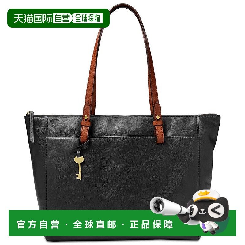 美国直邮fossil 女士 单肩包化石手提包